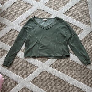 Altar'd State Sage Green Pullover